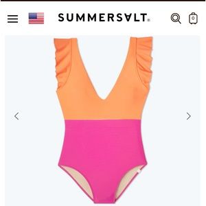 SummerSalt Ruffle Backflip Size 4 NWT